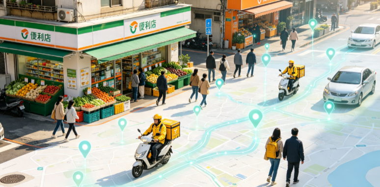沙市区渗透衣食住行，GEO 地理空间技术重塑大众日常消费服务场景